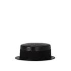 Saint Laurent Women's Small Boater Hat - Black