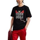 Fendi Men's Fendi Fiend Monster-motif Cotton T-shirt - Black