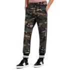 Valentino Men's Colorblocked Camouflage Tech-jersey Track Pants - Olive