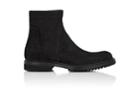 Rick Owens Men's Oiled Suede Creeper Slim Ankle Boots
