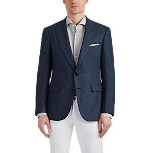 Cifonelli Men's Montecarlo Birdseye Wool-cashmere Two-button Sportcoat - Blue