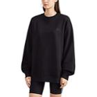 Acne Studios Women's Forba Cotton Terry Sweatshirt - Black