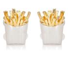 Jan Leslie Men's French-fries Cufflinks-silver