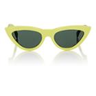Cline Women's Cat-eye Sunglasses-md. Green