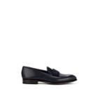 Carmina Shoemaker Men's Leather Venetian Loafers - Navy