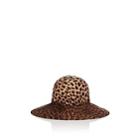Lola Hats Women's Biba Leopard-pattern Fur-felt Hat - Brown