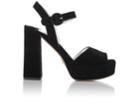 Prada Women's Suede Ankle-strap Platform Sandals