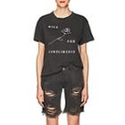Nsf Women's Moore With Our Compliments Cotton T-shirt-black