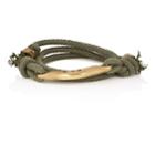Giles And Brother Men's Rope Wrap Bracelet-green