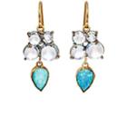 Judy Geib Women's Mixed-gemstone Double-drop Earrings-gold