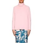 Barneys New York Women's Cashmere Turtleneck Sweater-pink