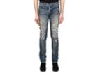 Saint Laurent Men's Paint-splatter Slim Jeans