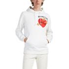 Helmut Lang Men's Valentine-motif Cotton French Terry Hoodie - White