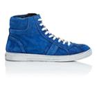 Saint Laurent Men's Joe Suede Sneakers - Blue
