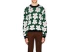 Calvin Klein 205w39nyc Men's Flowers-pattern Wool-alpaca Sweater
