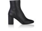 Balenciaga Women's Chunky-heel Leather Ankle Boots