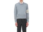 Thom Browne Men's Striped-sleeve Wool-mohair Sweater