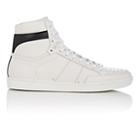 Saint Laurent Men's Sl/10h Leather Sneakers-white
