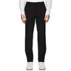 Theory Men's Mayer Worsted Wool Trousers-black