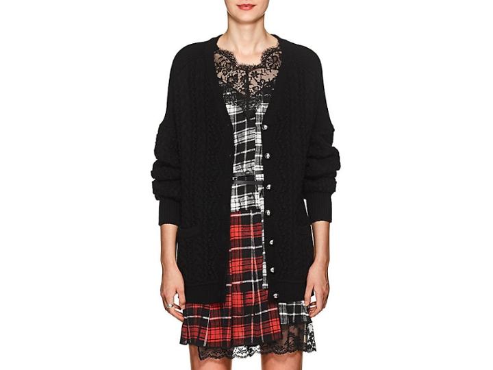 Robert Rodriguez Women's Cable-knit Wool-cashmere Cardigan