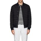 Herno Men's Channel-quilted Insulated Bomber Jacket-navy