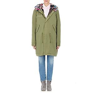 Mr & Mrs Italy Women's Fur-lined Parka-2300 Multi Color (army Shell)