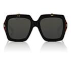 Gucci Women's Gg0088s Sunglasses - Black Havana