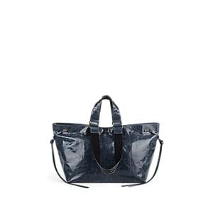 Isabel Marant Women's Wardy Leather Shopper Tote Bag - Blue