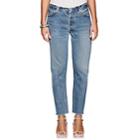 Re/done Women's Relaxed Crop Levi's&reg; Jeans-blue