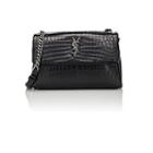 Saint Laurent Women's Monogram West Hollywood Shoulder Bag-black