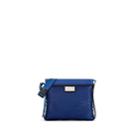 Maison Margiela Women's Fishnet & Leather Crossbody Bag - Blue