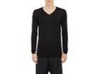 Rick Owens Men's Cotton Fitted V-neck Sweater