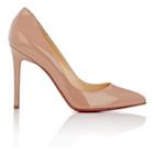 Christian Louboutin Women's Pigalle Patent Leather Pumps-pk1a Nude
