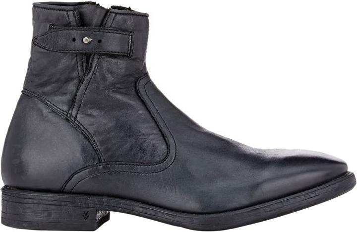 John Varvatos Tahoe Side-zip Boots-black