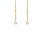 Jennifer Meyer Women's Diamond Bezel Mini Stick Drop Earrings