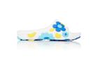 Prada Women's Flower-appliqud Rubber Slide Sandals