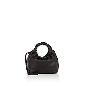 The Row Women's Double-circle Small Leather Bag - Black