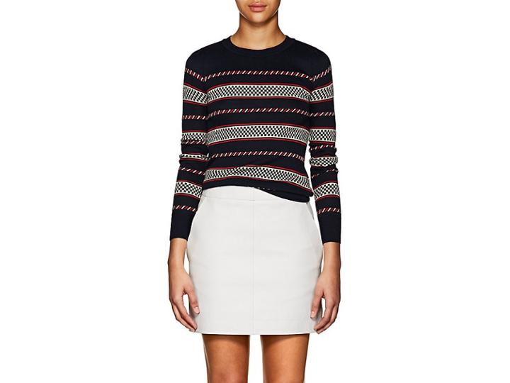 Isabel Marant Toile Women's Charleen Mixed-striped Knit Sweater