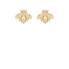Brent Neale Women's Bee Small Stud Earrings-gold