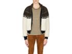 Saint Laurent Men's Fair Isle Wool-blend Sweater Jacket