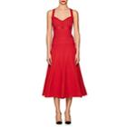 Valentino Women's Compact Knit Fit & Flare Dress-red
