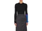 Calvin Klein 205w39nyc Women's Contrast-sleeve Wool-blend Sweater