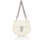 Chlo Women's Drew Bijou Small Leather Crossbody Bag-white