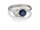 Tate Union Women's Sapphire & Diamond Ring