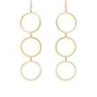Jennifer Meyer Women's Three-open-circle Drop Earrings-gold