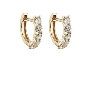 Carbon & Hyde Women's Sparkler Huggie Hoop Earrings - Gold