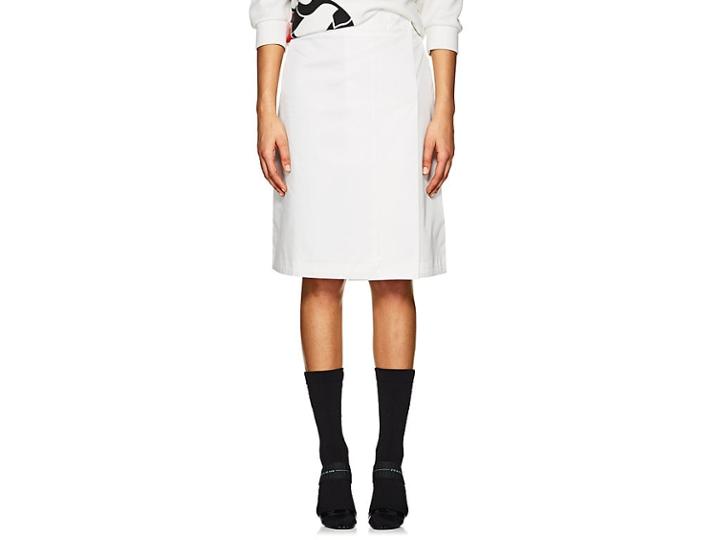 Prada Women's Tech-twill A-line Skirt