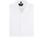 Barneys New York Men's Cotton Poplin Trim Dress Shirt-white