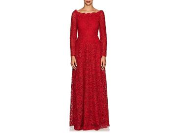 Valentino Women's Off-the-shoulder Floral Lace Gown