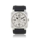Bell & Ross Men's Br 03-92 Horoblack Watch - Silver